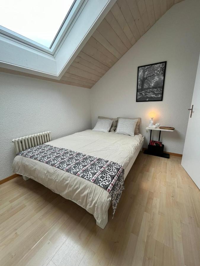 Naturnahe Familienwohnung Ruschegg Esterno foto