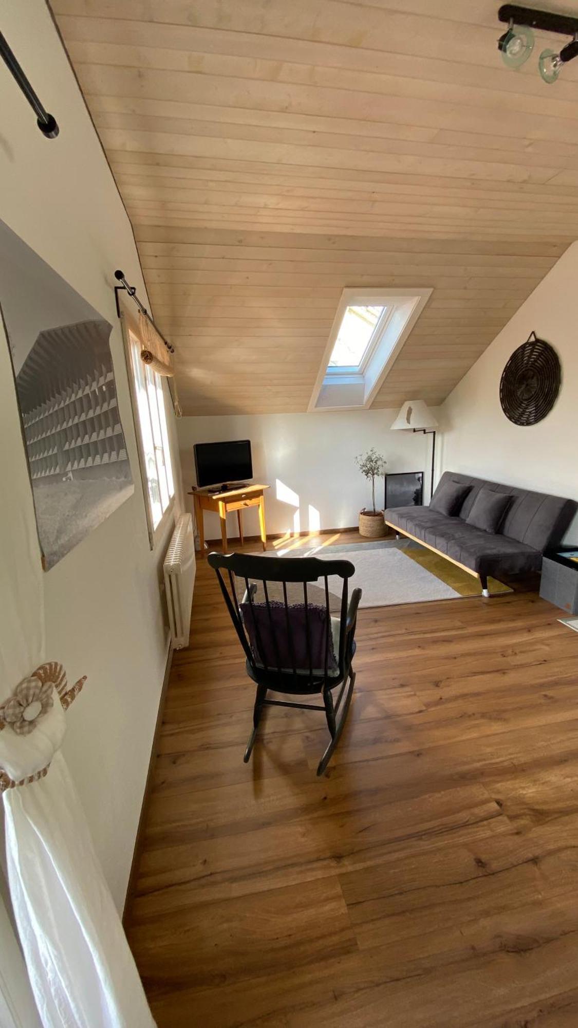Naturnahe Familienwohnung Ruschegg Esterno foto